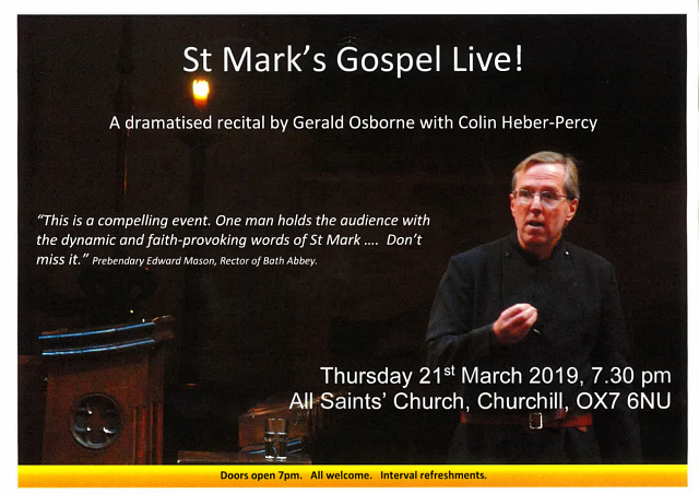 St. Mark's Gospel Dramatised Recital
