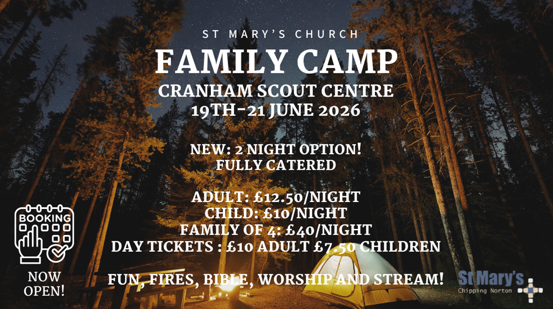 Details of Family Camp - dates, prices, activities, etc.